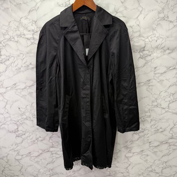 Plus Donna Women’s Plus Jacket sz 2X Trench Ruffle Hem NEW # H558 - Picture 7 of 10